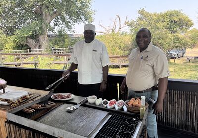 Fred and Mickson the Chef